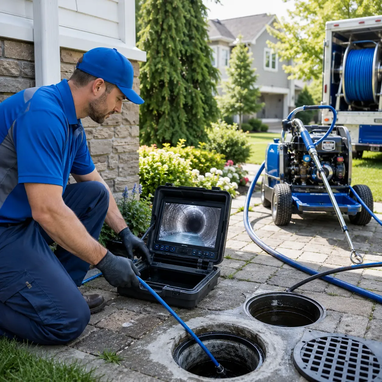 Outdoor drain cleaning professionals serving Sinks Grove, WV